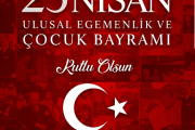 Ulusal Egemenlik ve Çocuk Bayramı Kutlu Olsun
